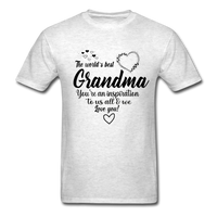Best Grandma T-Shirt - light heather gray