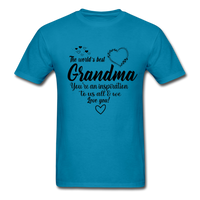 Best Grandma T-Shirt - turquoise