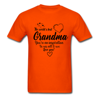 Best Grandma T-Shirt - orange