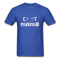 Cat Mama T-Shirt - royal blue