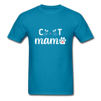Cat Mama T-Shirt - turquoise