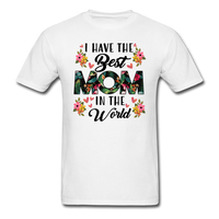 Best Mom in the World T-Shirt - white