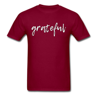 Grateful T-Shirt - burgundy