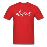 Aligned T-Shirt - red