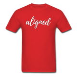 Aligned T-Shirt - red