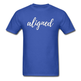 Aligned T-Shirt - royal blue