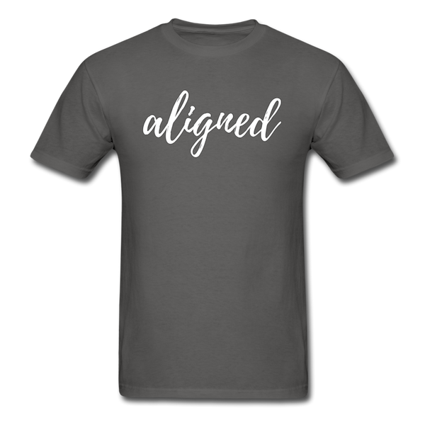 Aligned T-Shirt - charcoal