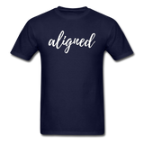 Aligned T-Shirt - navy