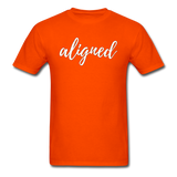 Aligned T-Shirt - orange