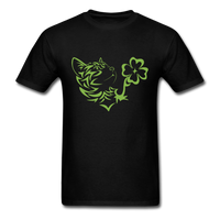 Cat & Clover T-Shirt - black