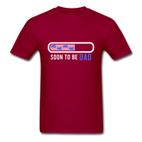 Soon to be Dad T-Shirt - dark red