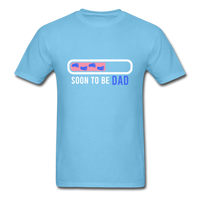 Soon to be Dad T-Shirt - aquatic blue