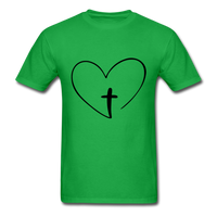 Heart Jesus T-Shirt - bright green
