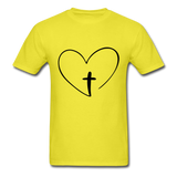 Heart Jesus T-Shirt - yellow