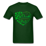 If Drunk... T-Shirt - forest green