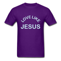 Love LIke Jesus T-Shirt - purple