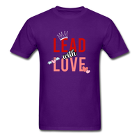 Lead with Love T-Shirt - purple