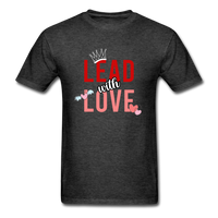 Lead with Love T-Shirt - heather black