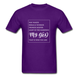 My God T-Shirt - purple