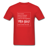 My God T-Shirt - red