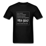 My God T-Shirt - black