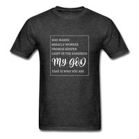 My God T-Shirt - heather black