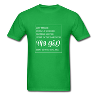 My God T-Shirt - bright green