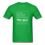My God T-Shirt - bright green