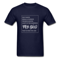 My God T-Shirt - navy