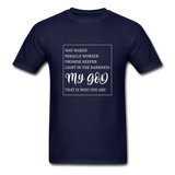 My God T-Shirt - navy