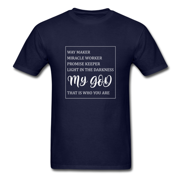 My God T-Shirt - navy