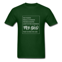 My God T-Shirt - forest green