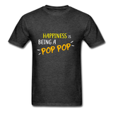 Pop Pop T-Shirt - heather black