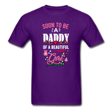 Soon to be a Daddy T-Shirt - purple