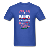 Soon to be a Daddy T-Shirt - royal blue