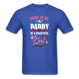 Soon to be a Daddy T-Shirt - royal blue