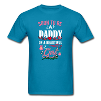 Soon to be a Daddy T-Shirt - turquoise