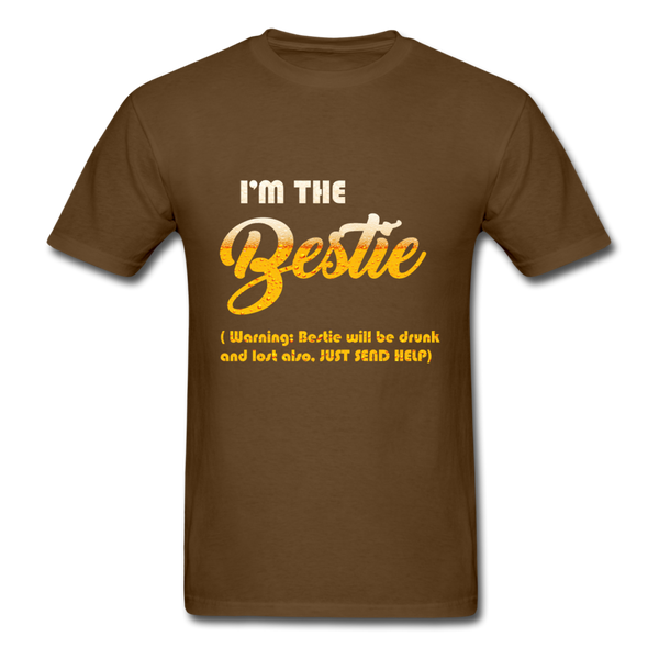I'm The Bestie T-Shirt - brown