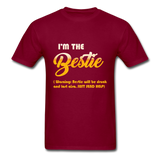 I'm The Bestie T-Shirt - burgundy