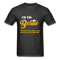 I'm The Bestie T-Shirt - heather black