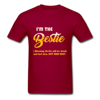 I'm The Bestie T-Shirt - dark red