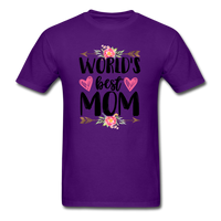 World's Best Mom T-Shirt - purple
