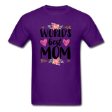 World's Best Mom T-Shirt - purple