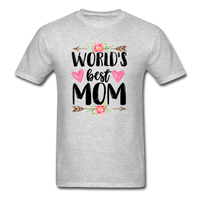 World's Best Mom T-Shirt - heather gray