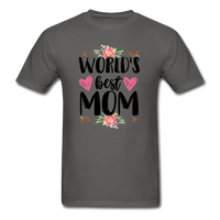 World's Best Mom T-Shirt - charcoal