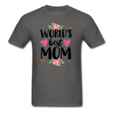 World's Best Mom T-Shirt - charcoal