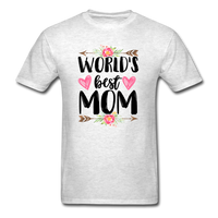 World's Best Mom T-Shirt - light heather gray