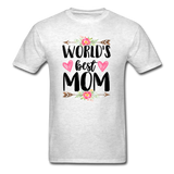 World's Best Mom T-Shirt - light heather gray