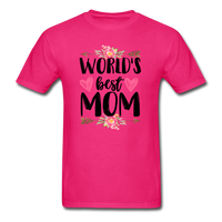 World's Best Mom T-Shirt - fuchsia