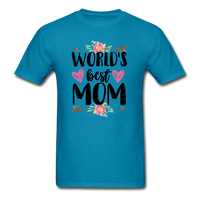World's Best Mom T-Shirt - turquoise